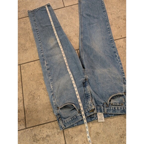 Carhartt B180 Relaxed Fit Jeans Men’s 36x30 Blue Workwear Denim - Picture 3 of 10